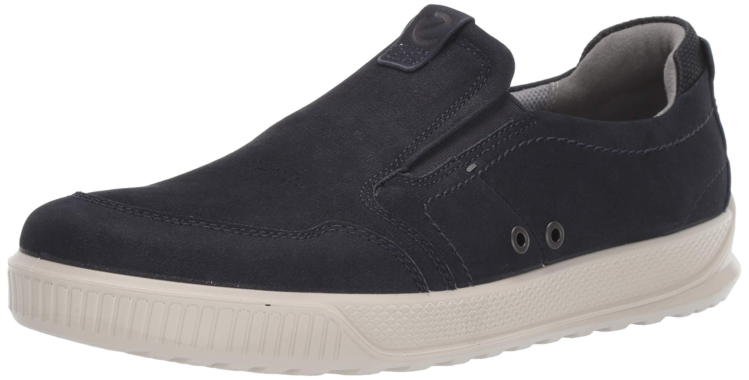 Ecco Leather Byway Slip On Sneaker in Navy Nubuck (Blue) for Men - Save ...