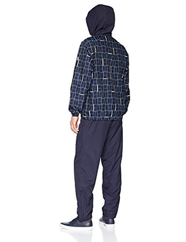 lacoste tartan tracksuit