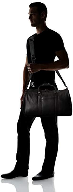 steve madden black duffle bag