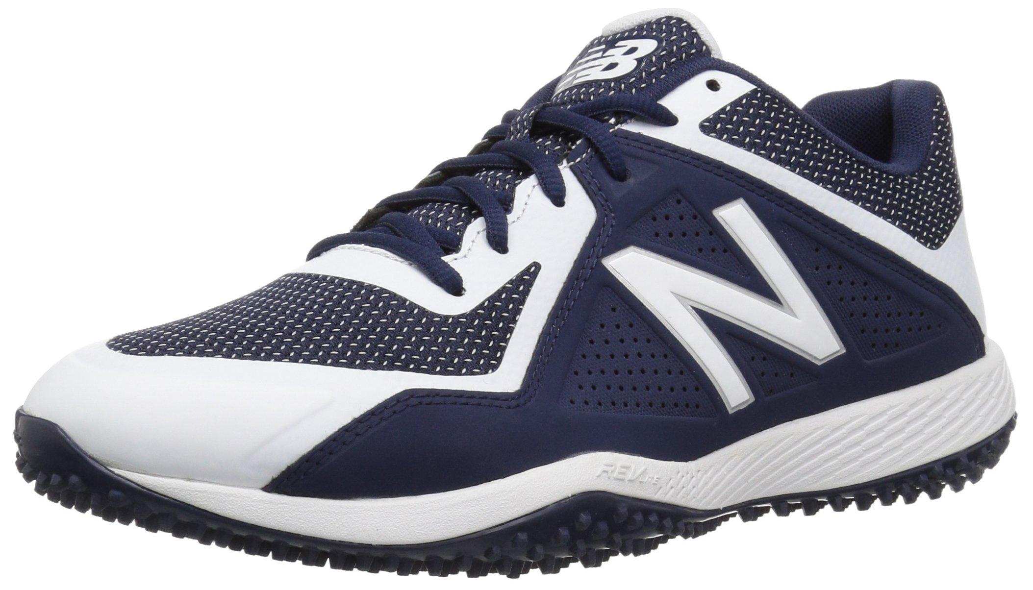 New Balance 4040 V4 Turf Baseball Shoe in Navy/White (Blue) for Men ...
