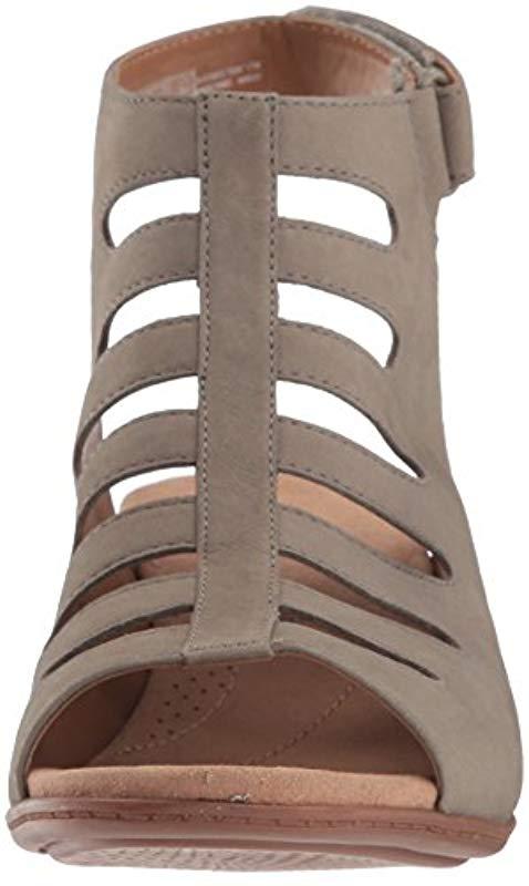 clarks women's valarie shelly heeled sandal