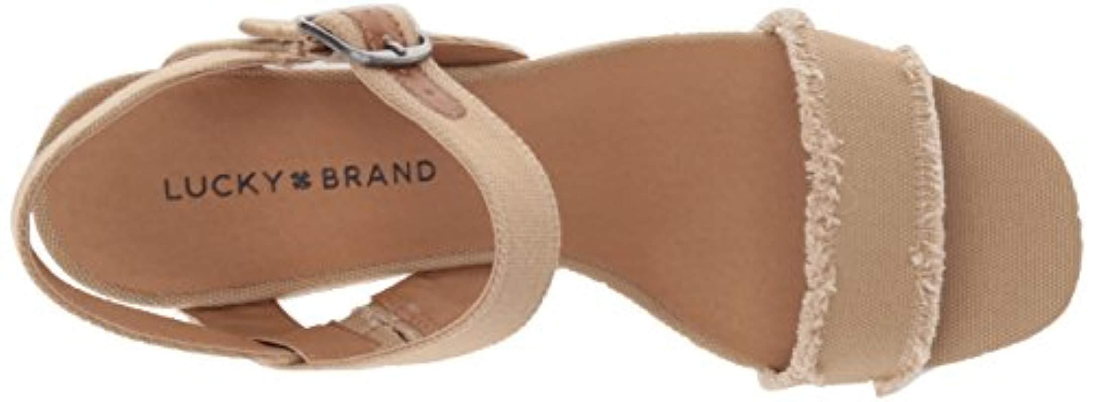 lucky brand women's marceline espadrille wedge sandal