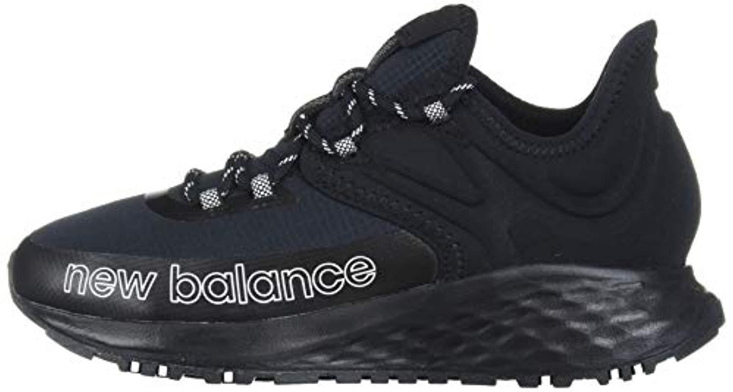 New Balance Fresh Foam Roav Trail V1 Running Shoe in Black/White (Black) -  Save 69% | Lyst