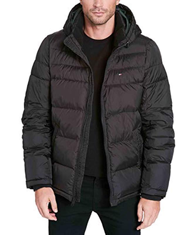 tommy quilted puffer jacket