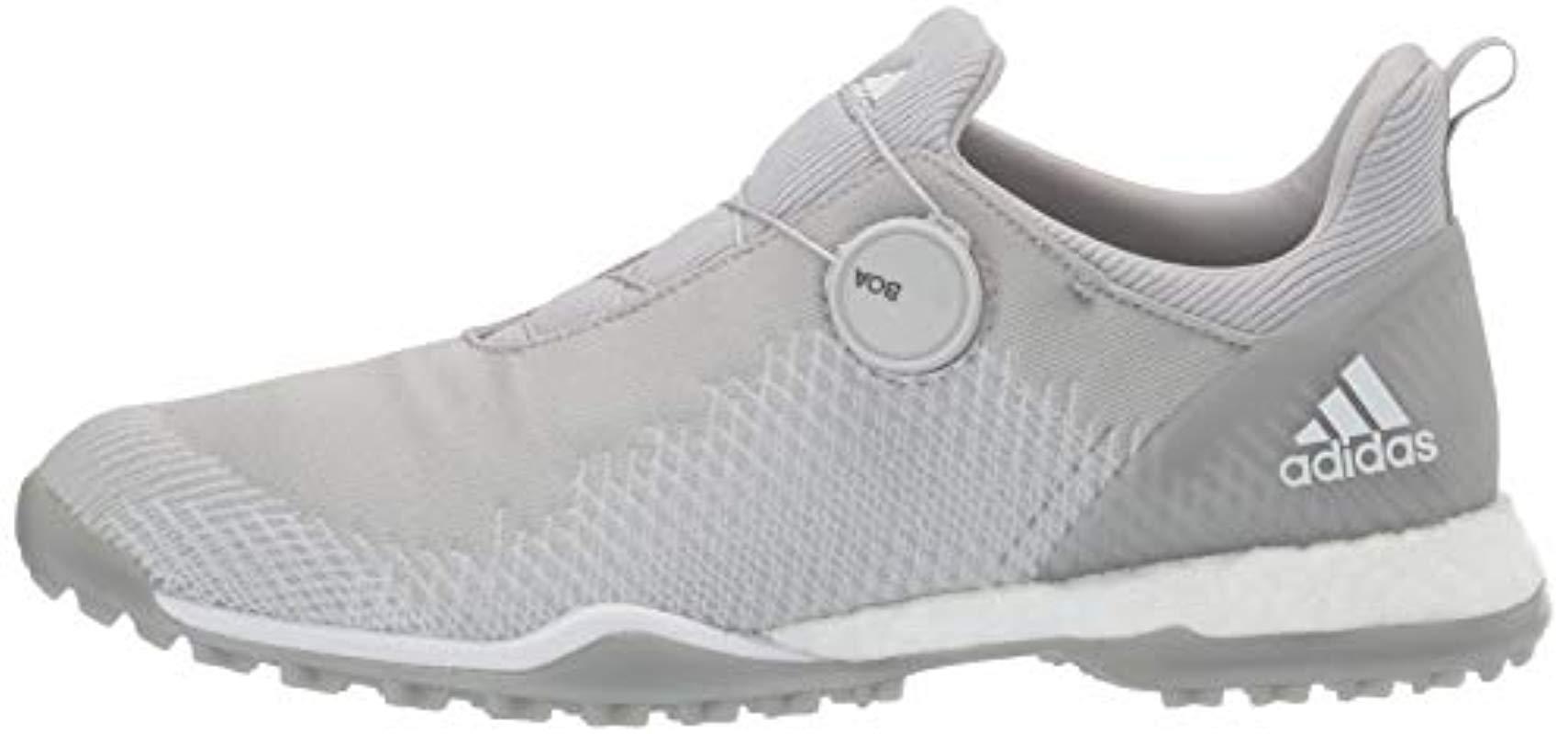adidas Forgefiber Boa Golf Shoe in Gray - Lyst