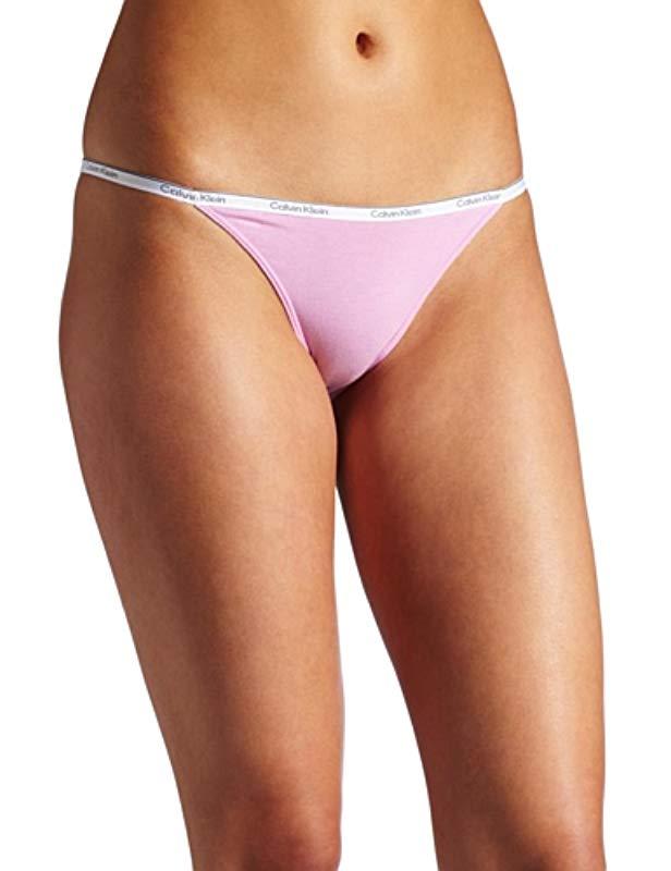 Calvin Klein Ck One Cotton String Bikini Panty | Lyst