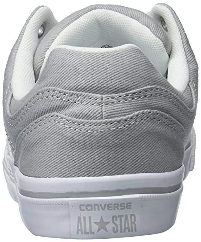 converse men's el distrito twill low top sneaker