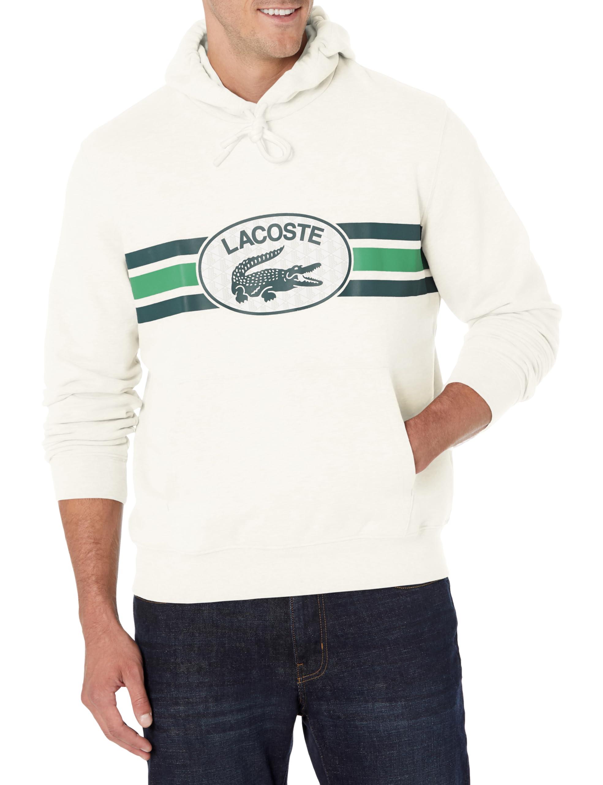 Lacoste live sweatshirt farine vert sale
