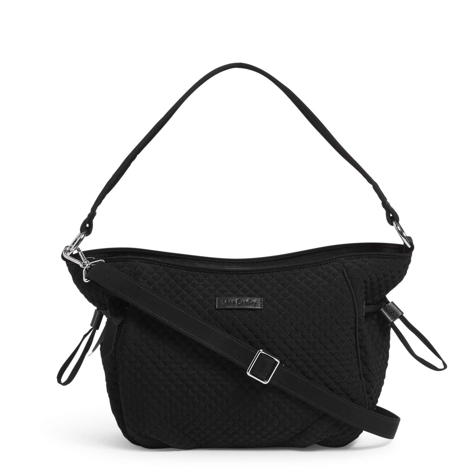 Vera Bradley Microfiber Glenna Hobo Satchel Purse in Black Save 1 Lyst