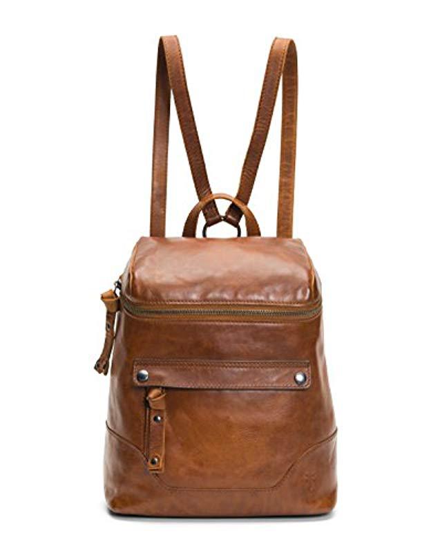 frye melissa leather backpack