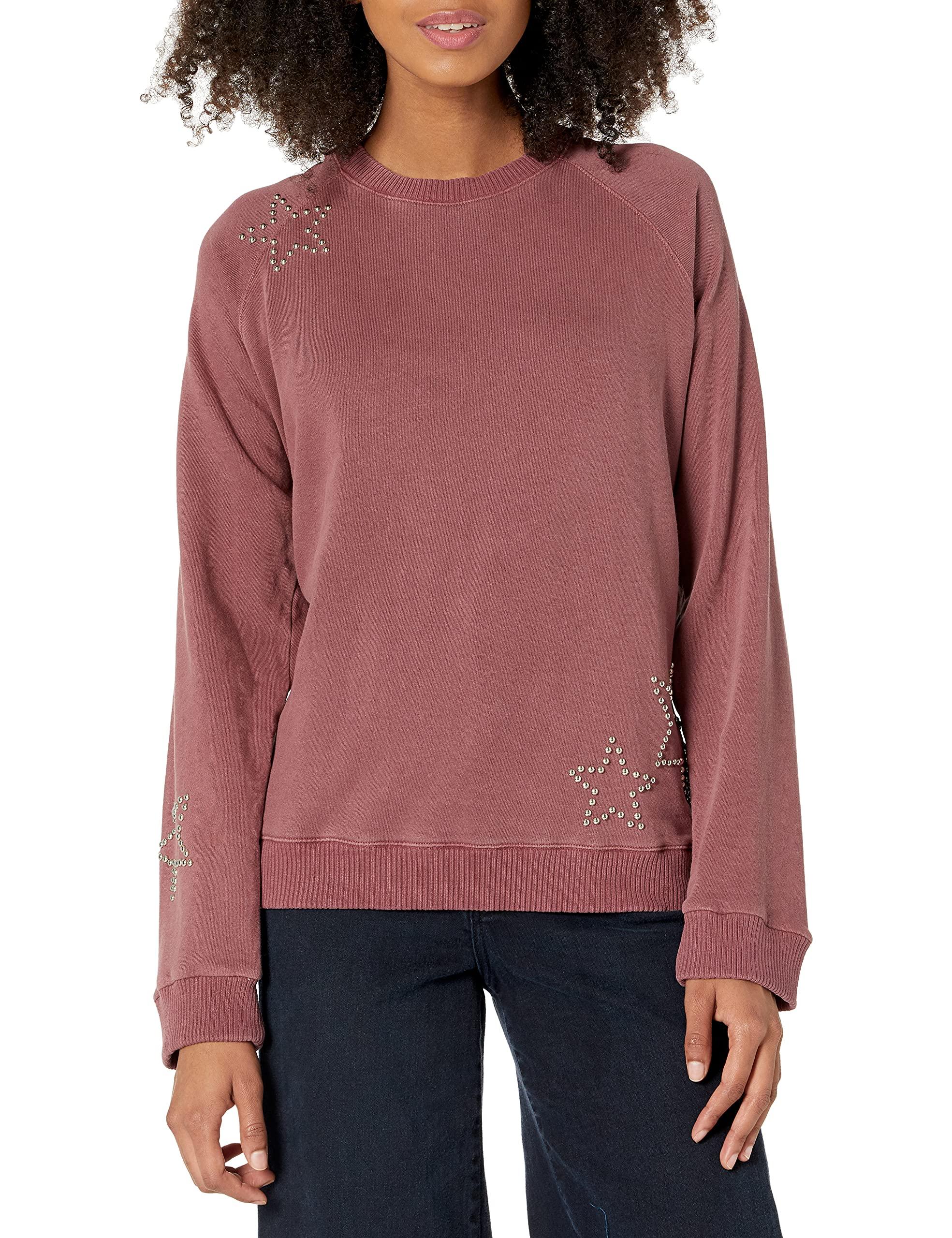 monrow star raglan sweatshirt