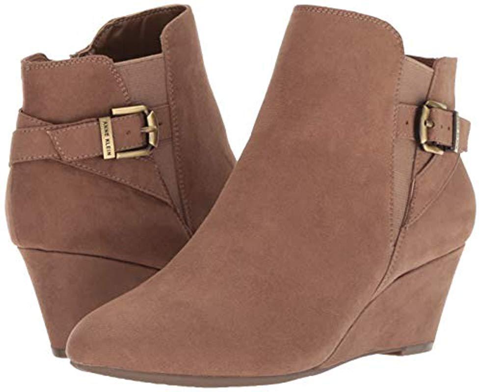 anne klein admina wedge bootie