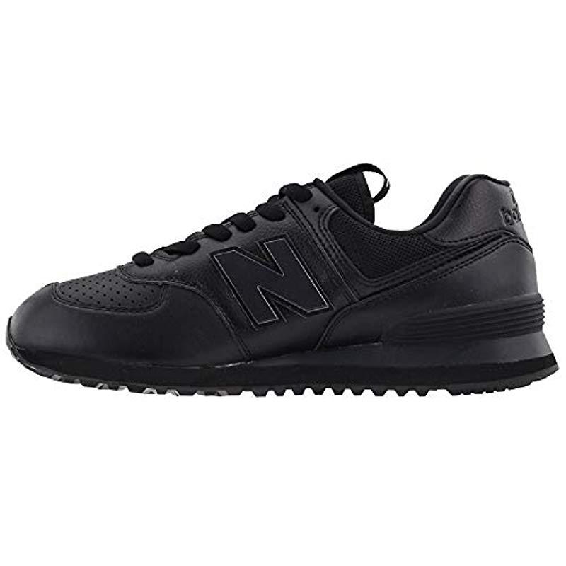 New Balance Synthetic Iconic 574 Sneaker in Black for Men - Lyst