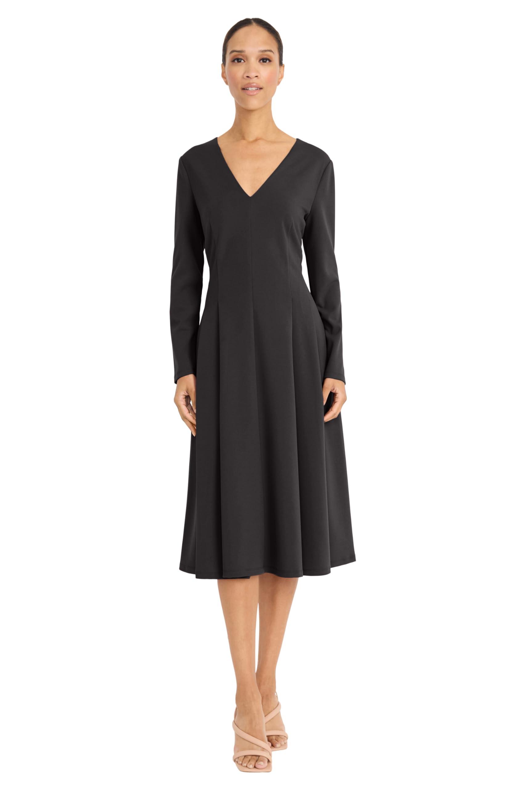 Maggy London Floral Dress Maggy London Women's Form-Fitting Midi Dress,  Long Sleeve Special Occasion & Wedding Guest Dress Maggy London Dress