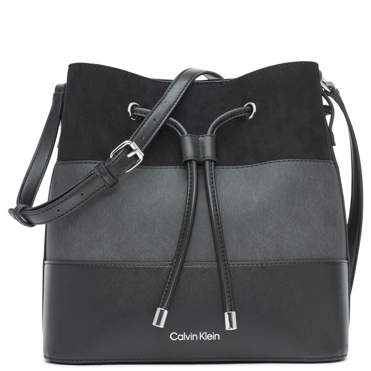 Calvin Klein Gabrianna Novelty Bucket Shoulder Bag in Black | Lyst