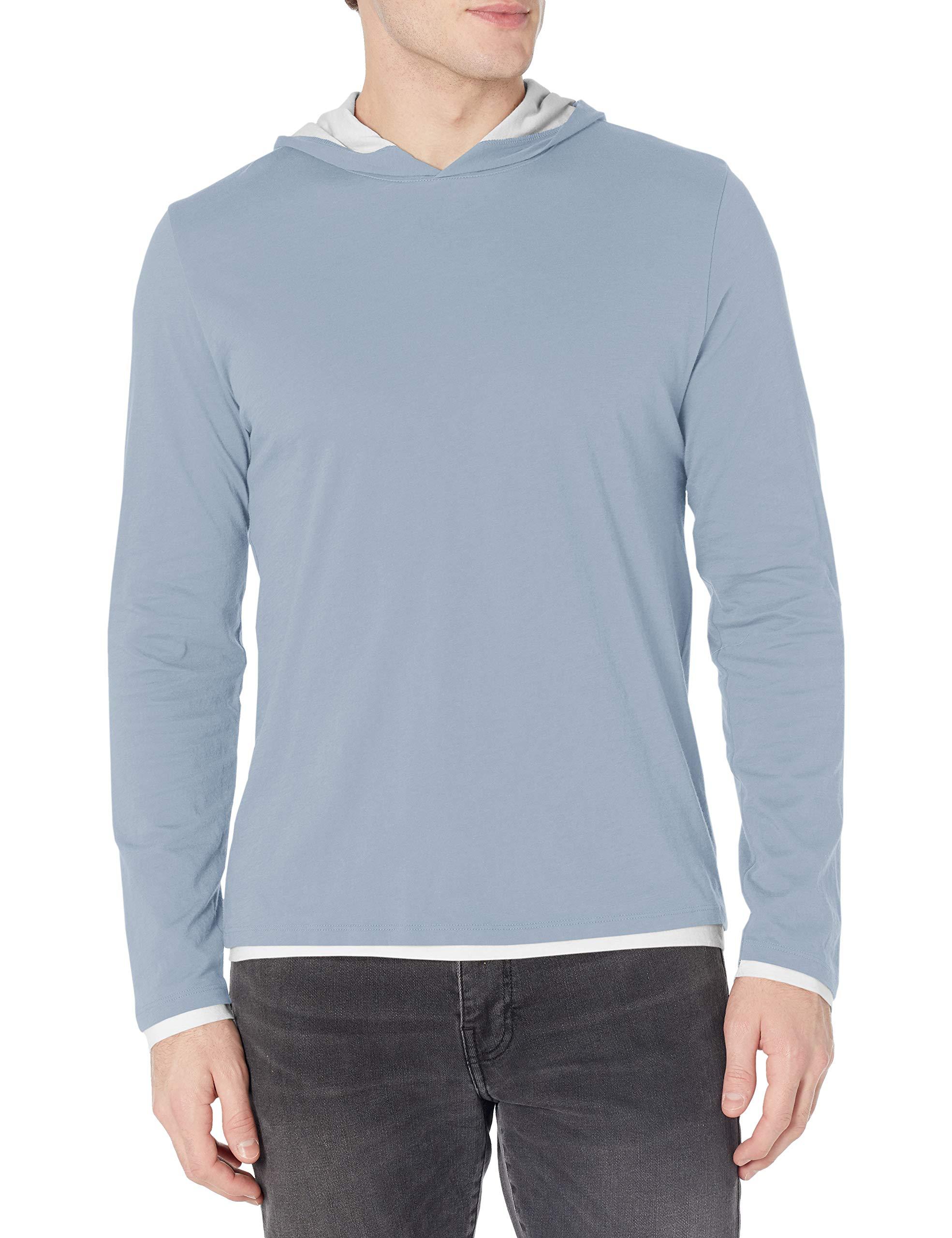 vince double layer hoodie