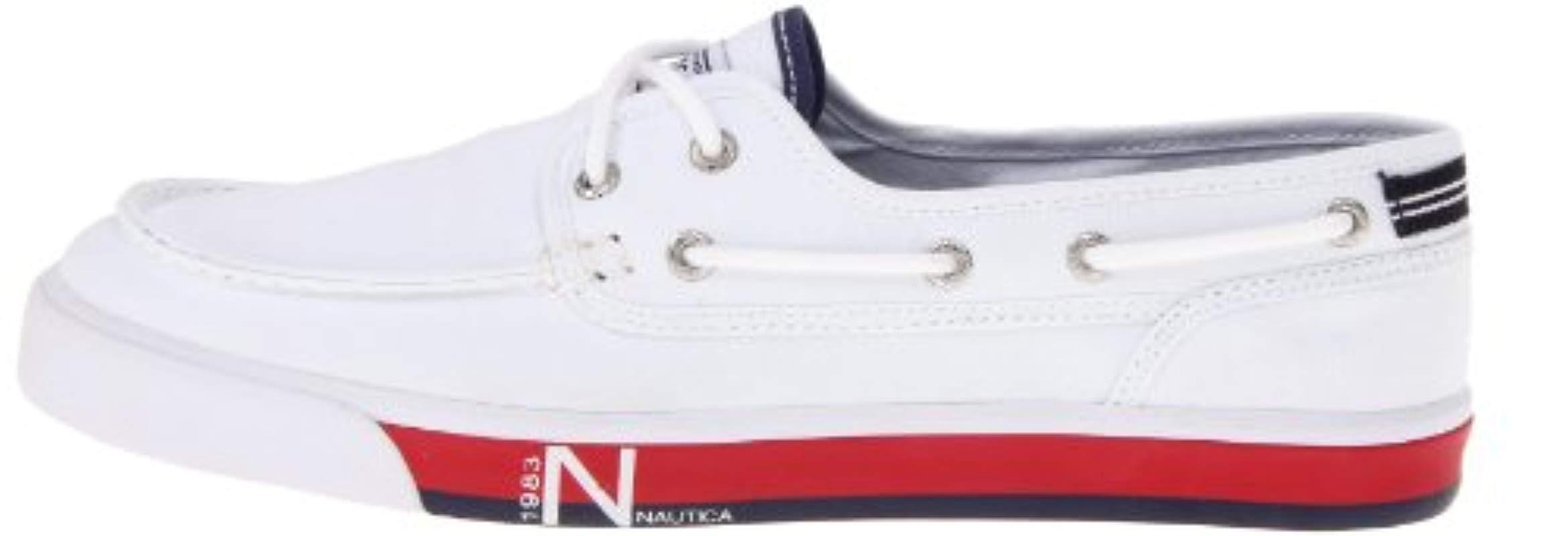 Nautica Spinnaker Canvas Shoe in White 