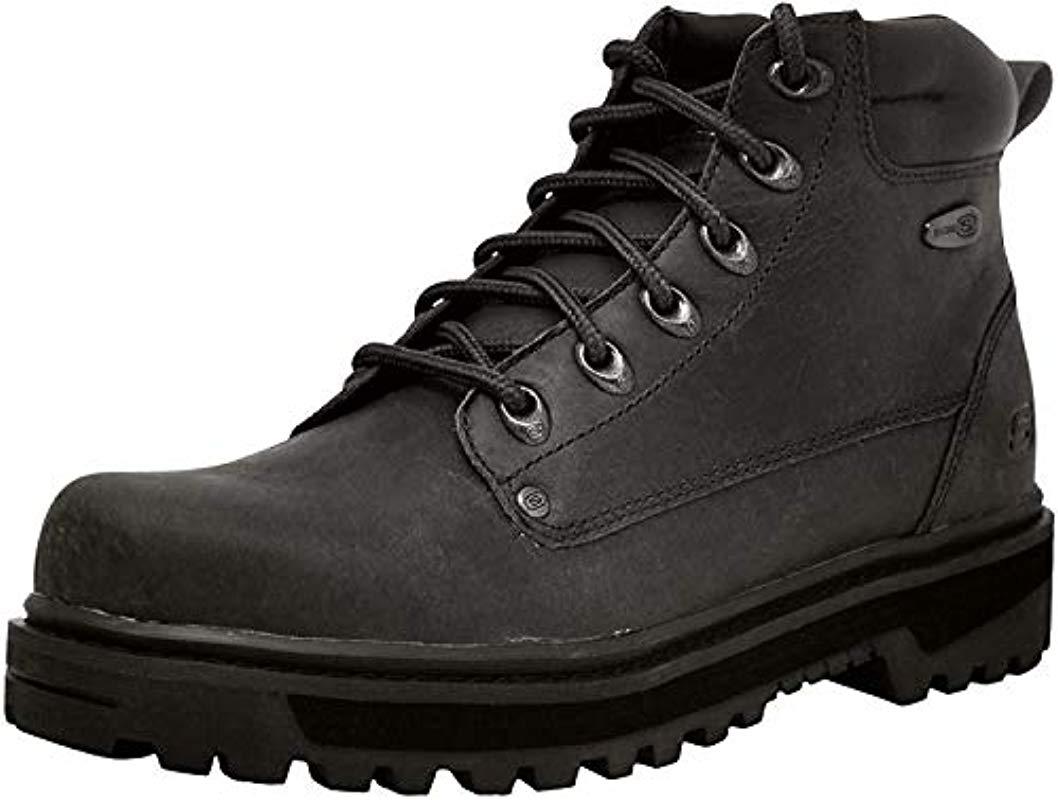 Skechers Leather Pilot Utility Boot in Black for Men Save 22 Lyst