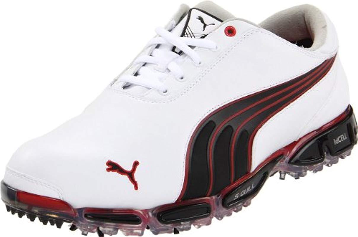 PUMA Super Cell Fusion Ice Golf Shoe in White for Men | Lyst