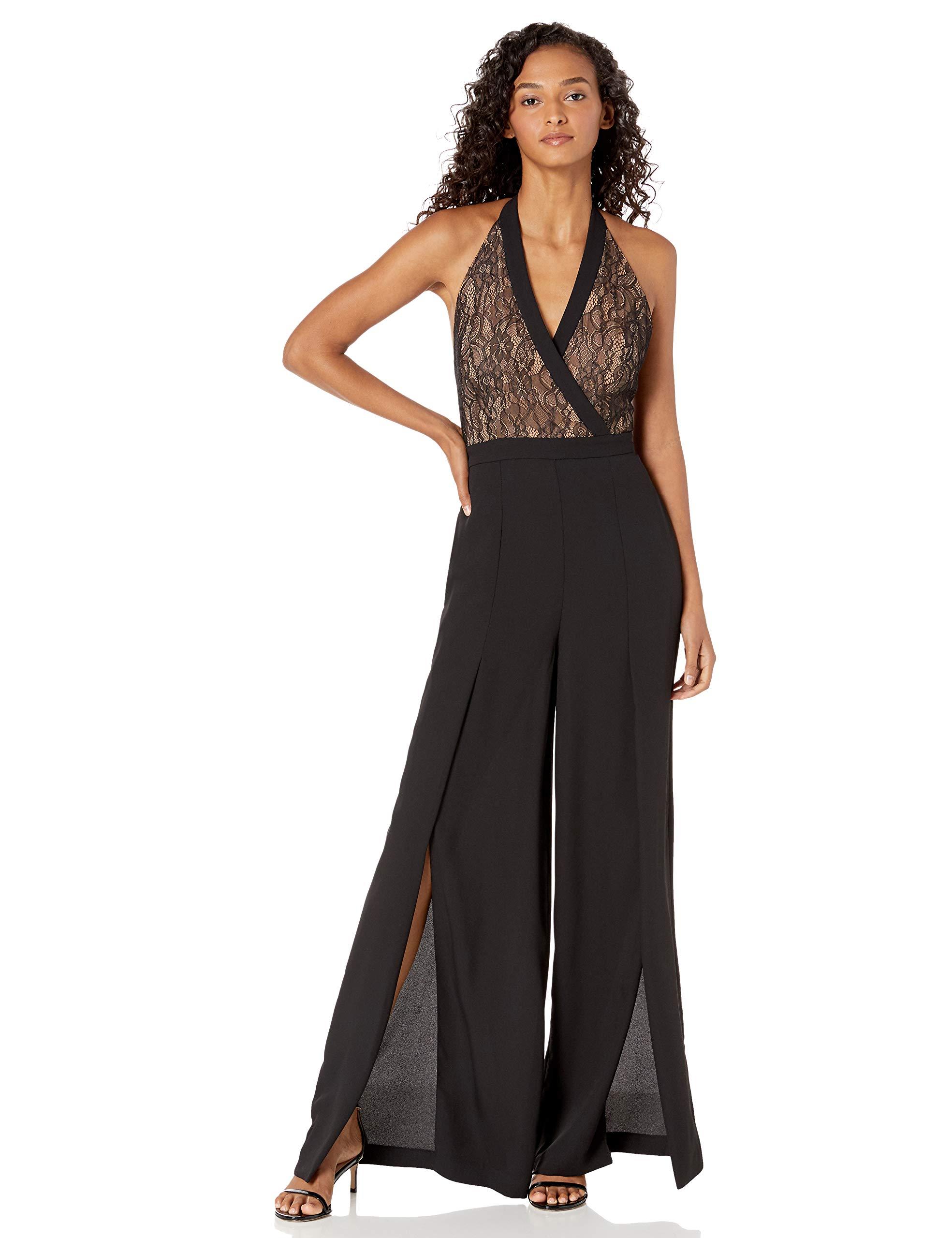 bcbg halter jumpsuit