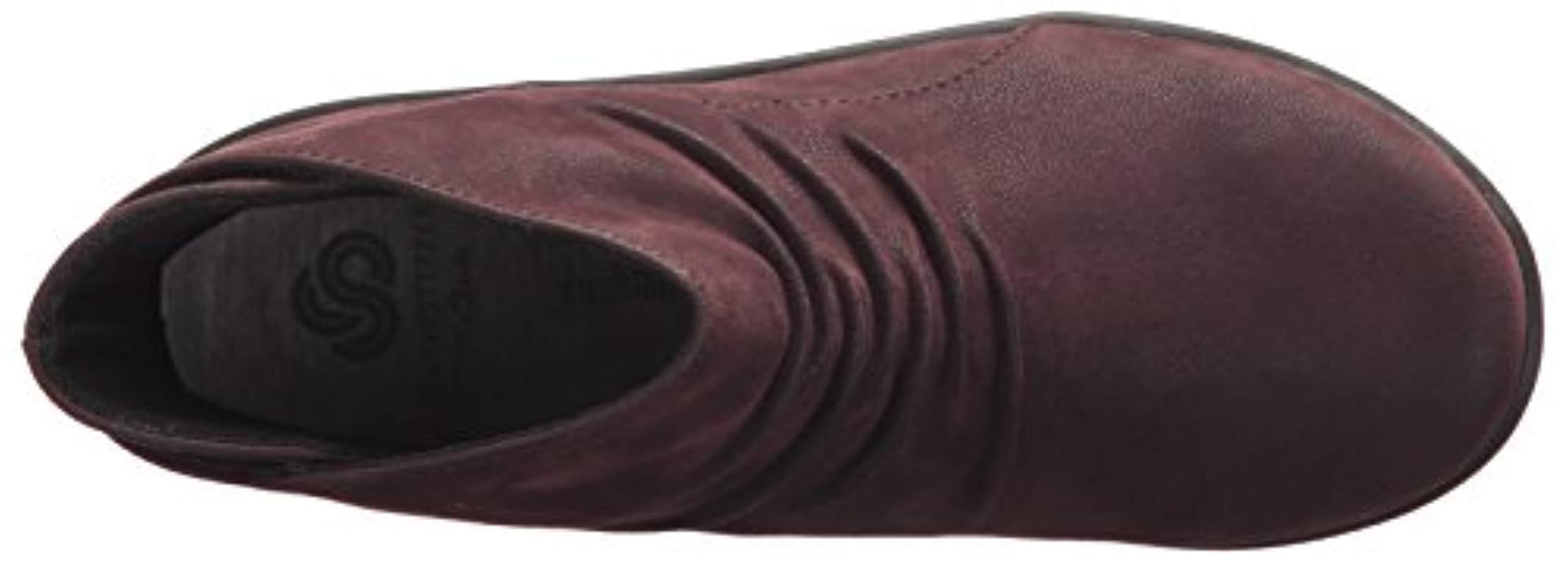 Clarks sillian sway aubergine hotsell