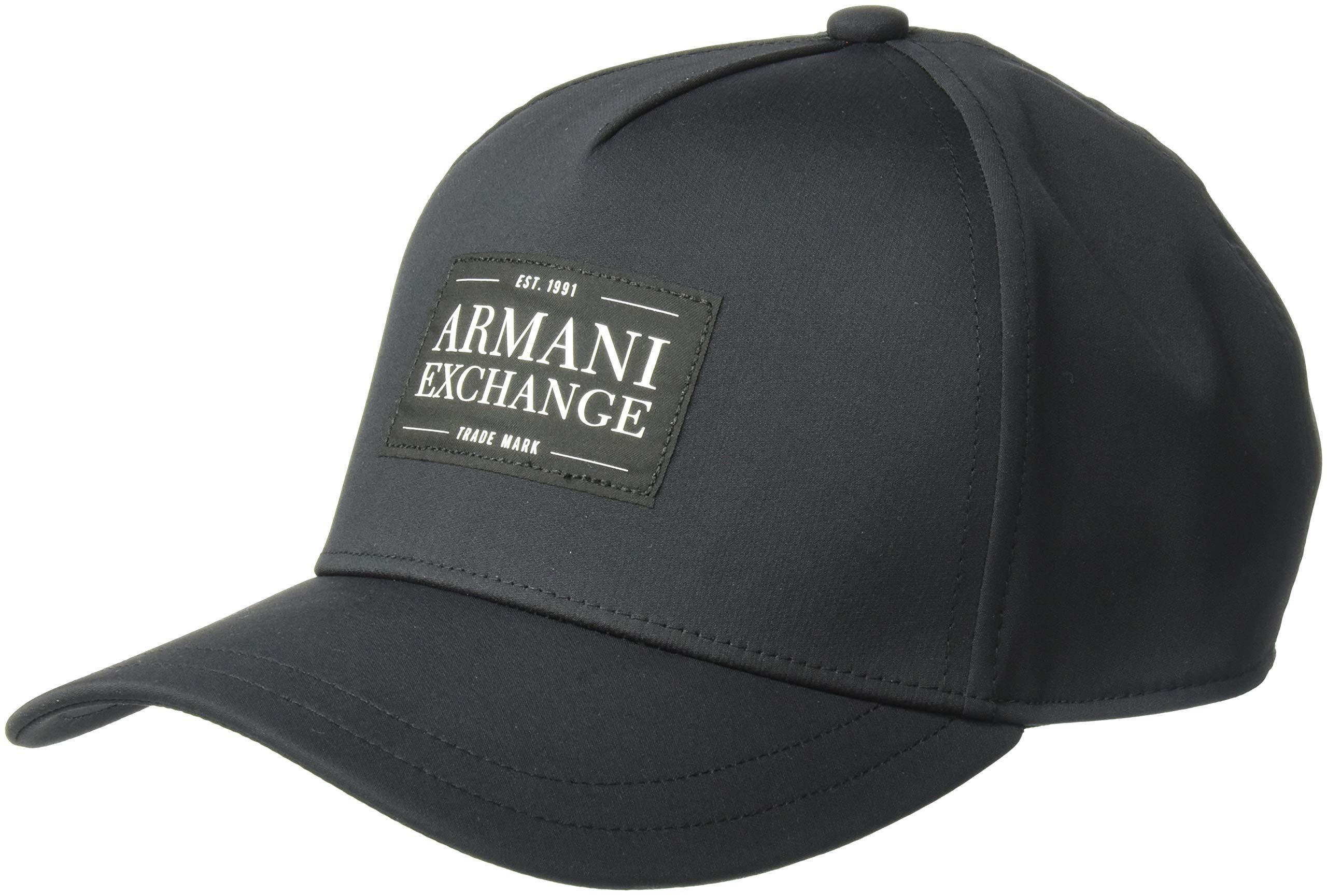 Armani Exchange Rmni Exchnge Ptch Logo Ht in Nero/Black (Black) for Men -  Lyst