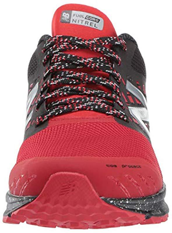 New Balance Nitrel V1 Fuelcore Trail Running Shoe in Red/Black (Red) for  Men - Lyst