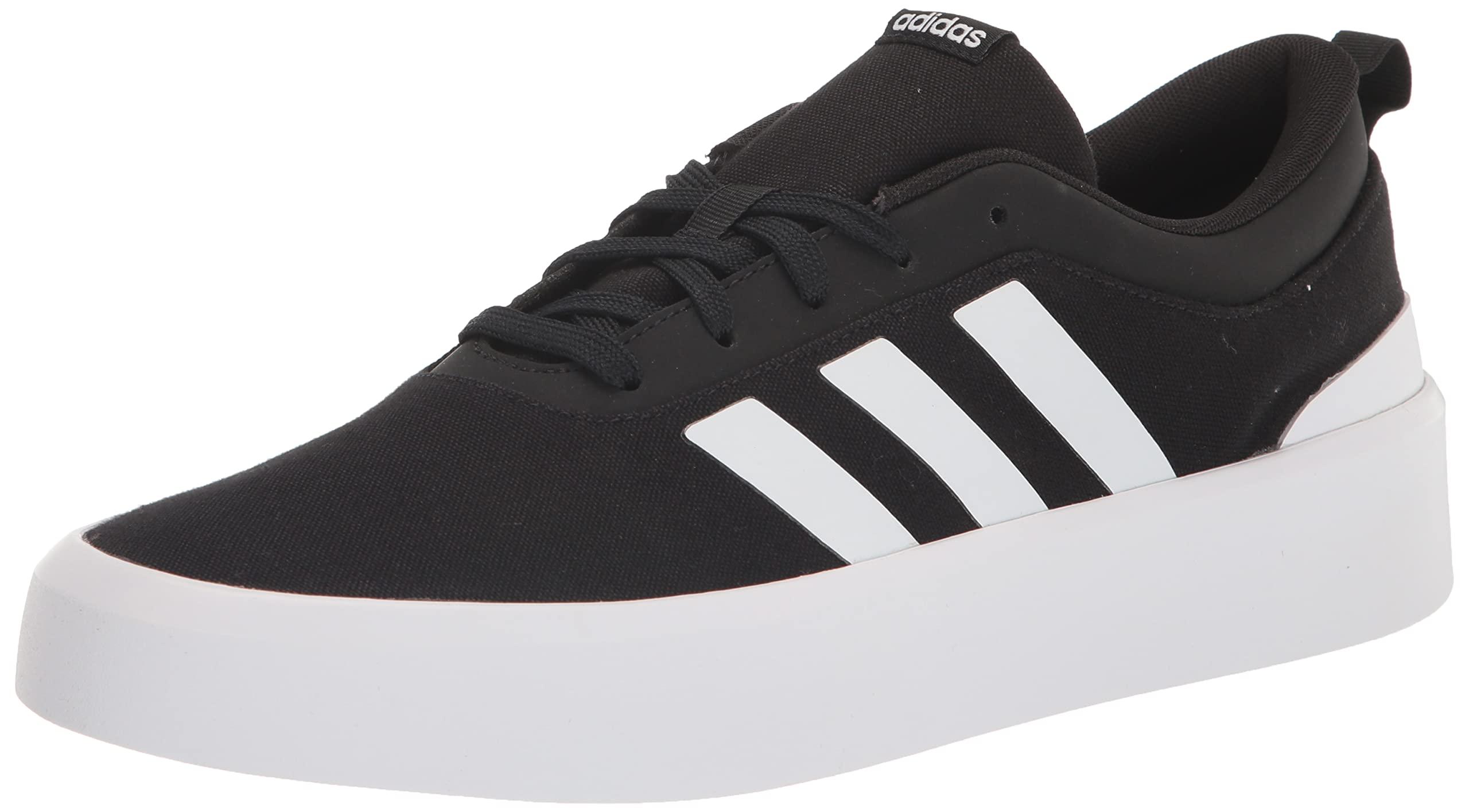 adidas Canvas Futurevulc Skate Shoe in Black/White/Black (Black) for Men |  Lyst