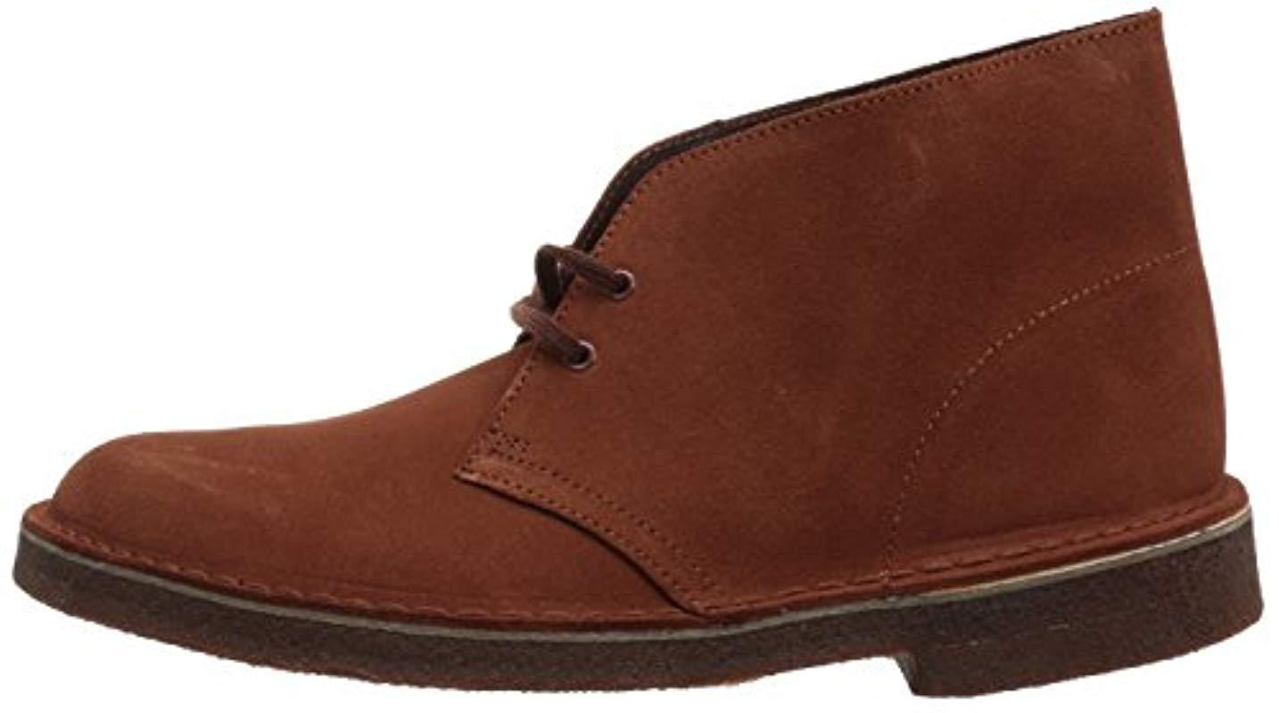 clarks desert boot mahogany