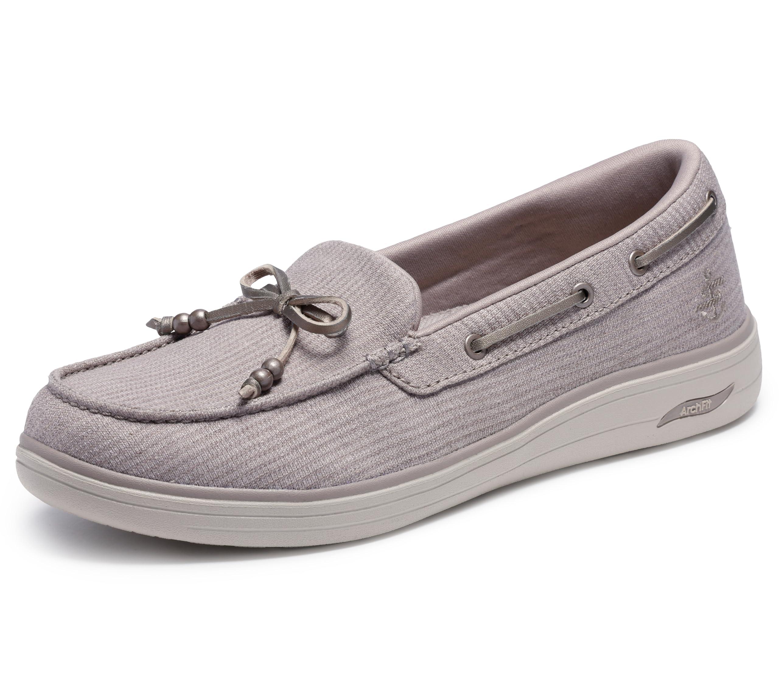 Skechers On-the-go Inspire Nautical Loafer Boat Shoe in Grey Lyst UK