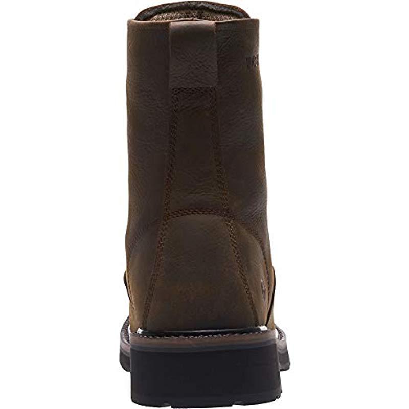 Wolverine Leather Ranchero Steel-toe 8\