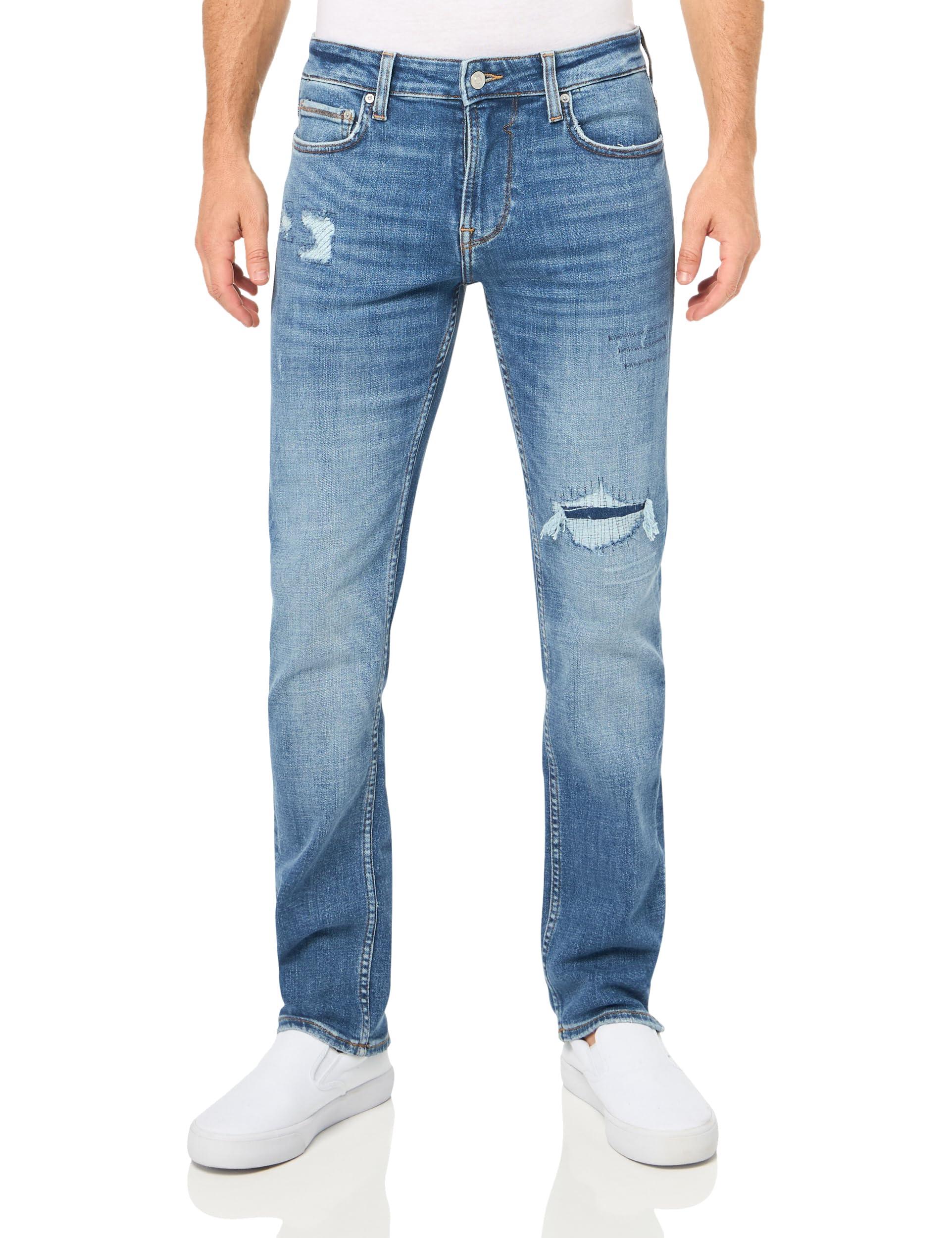 Guess Eco Regular Straight Jeans in Blue for Men Lyst