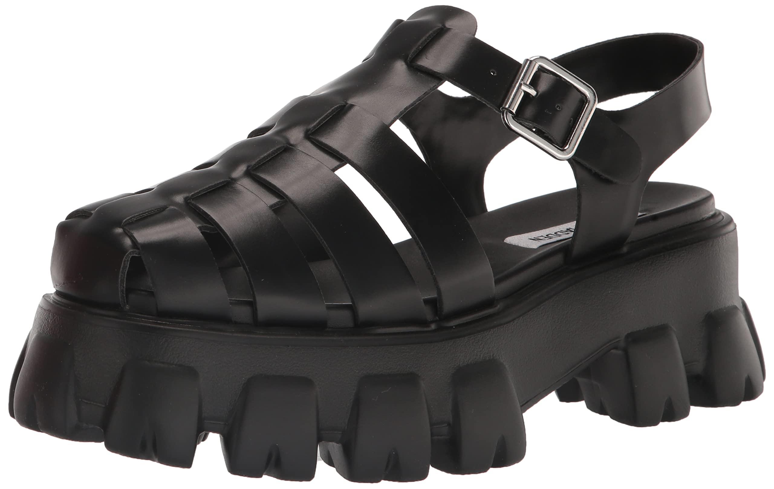 Steve Madden Echo Fisherman Sandal in Black Lyst