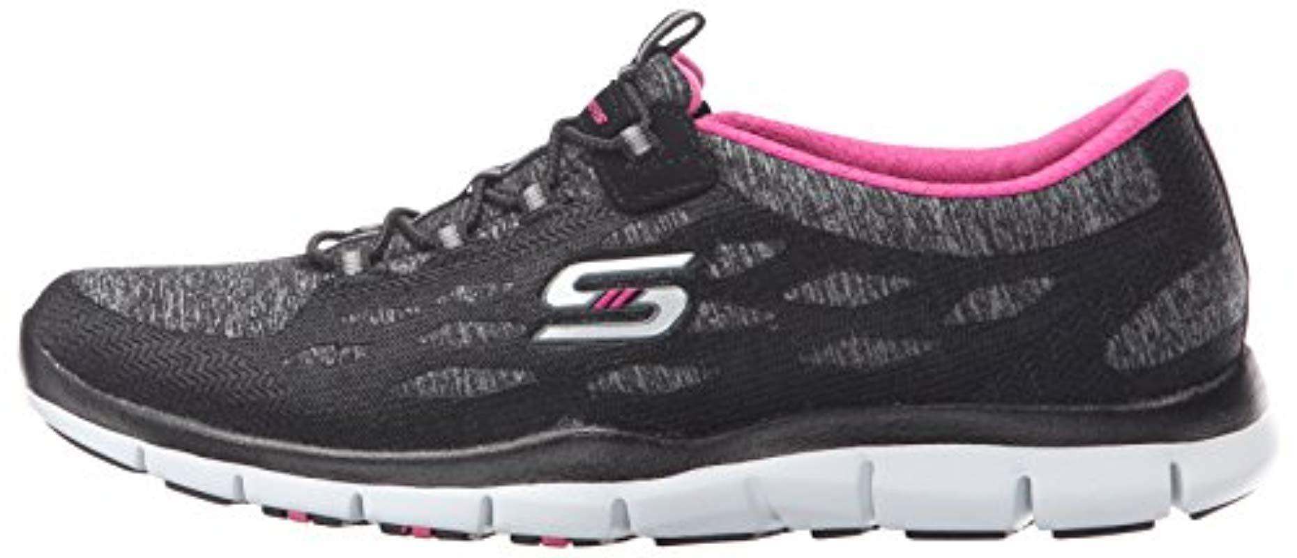 skechers sport women's gratis bungee fashion sneaker