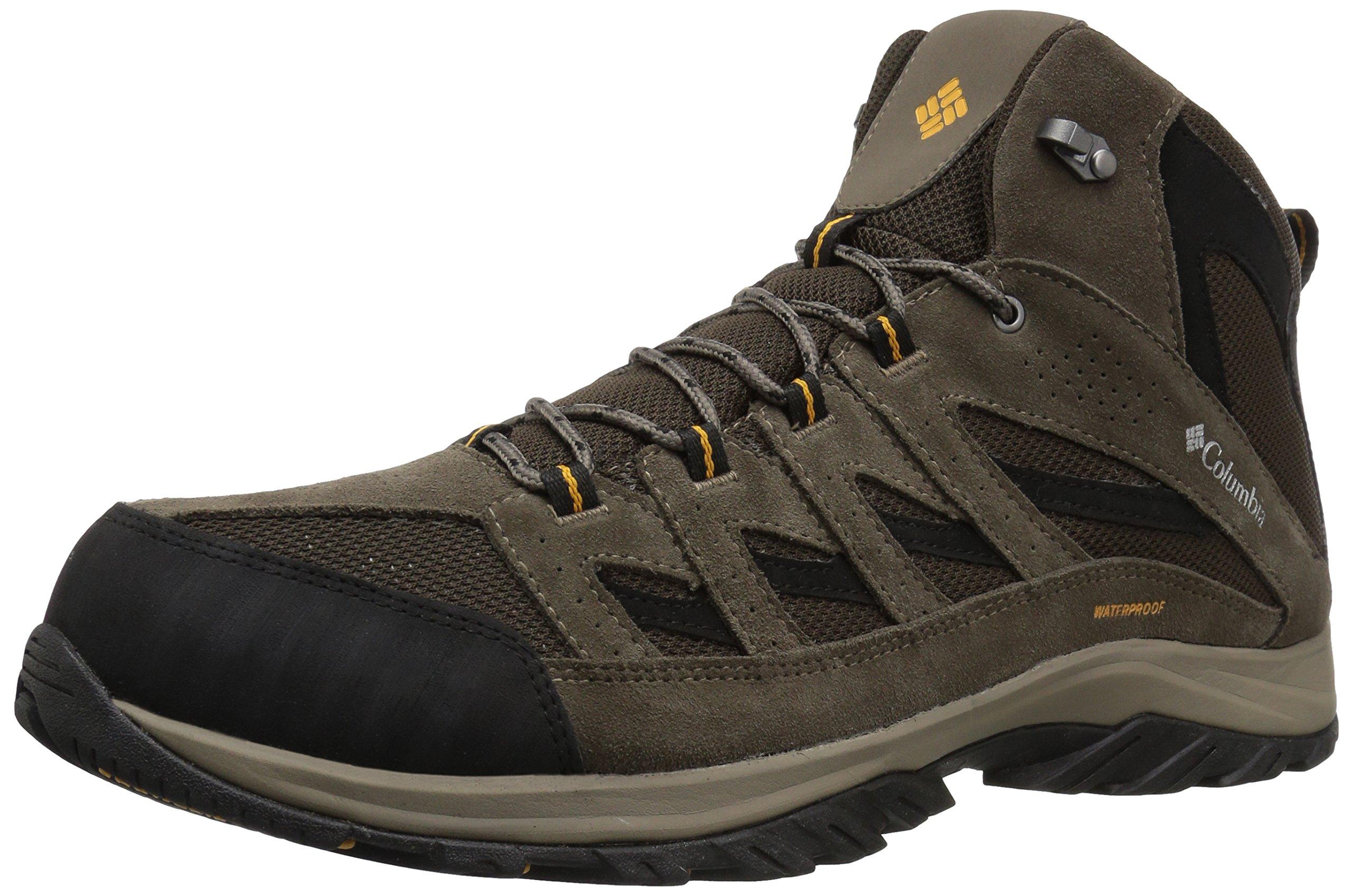 Columbia Leather Crestwood Mid Waterproof Hiking Boot in Brown for Men ...