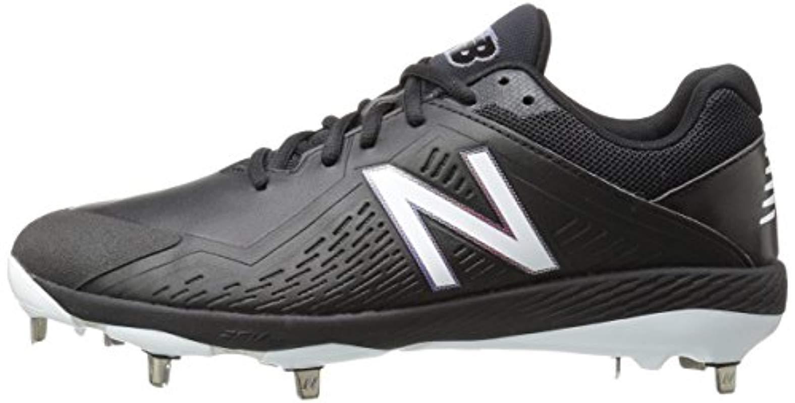 black and white baseball boots