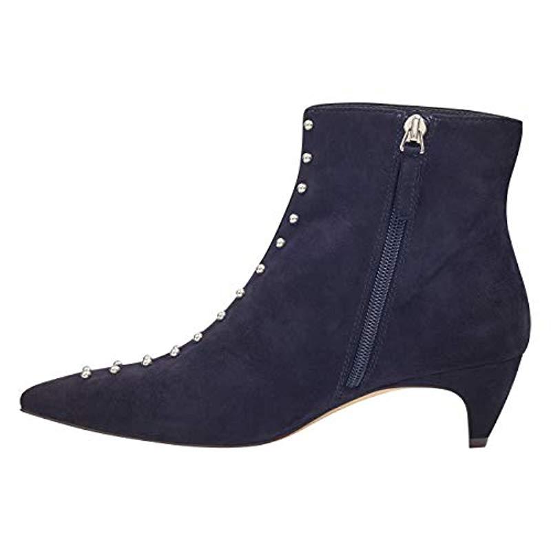 zyrannia pointy toe studded booties