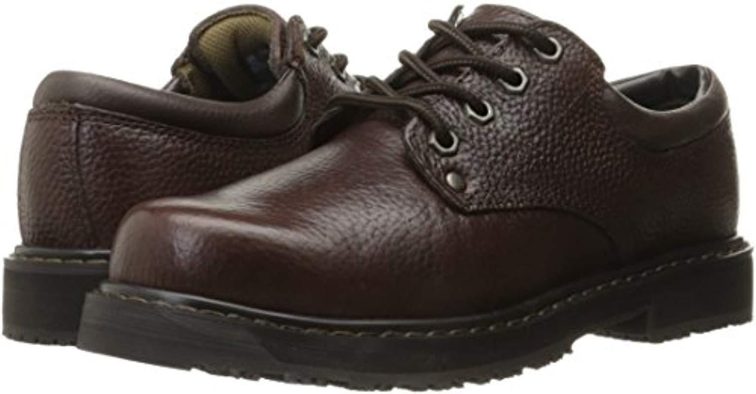Dr. Scholls Leather Harrington Ii Work Shoe in Brown for Men Lyst