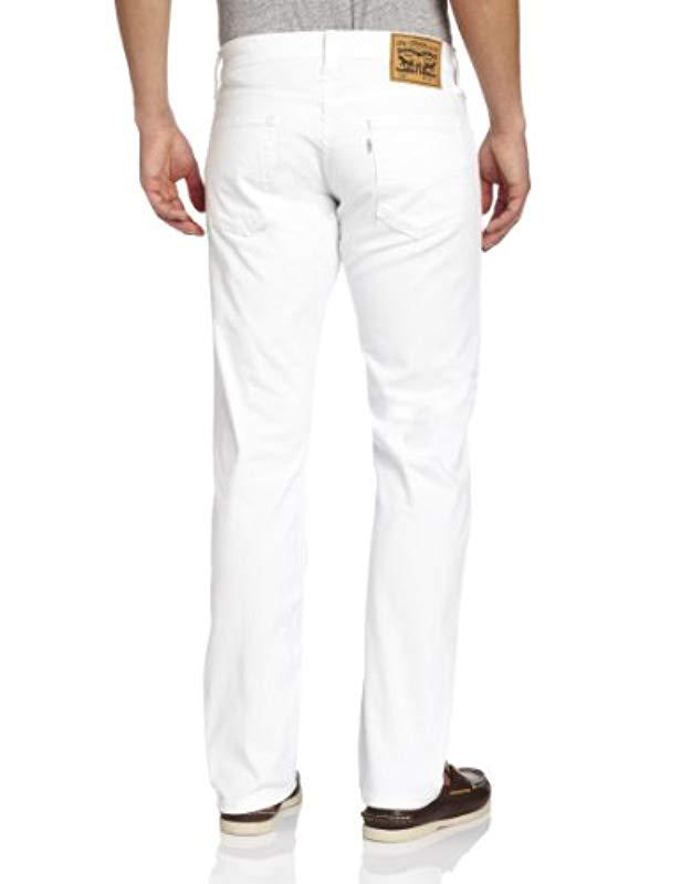 levi's white jeans 514