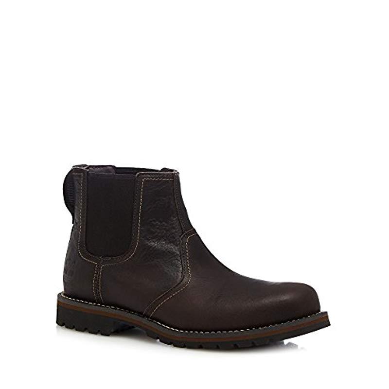 timberland larchmont chelsea dark brown