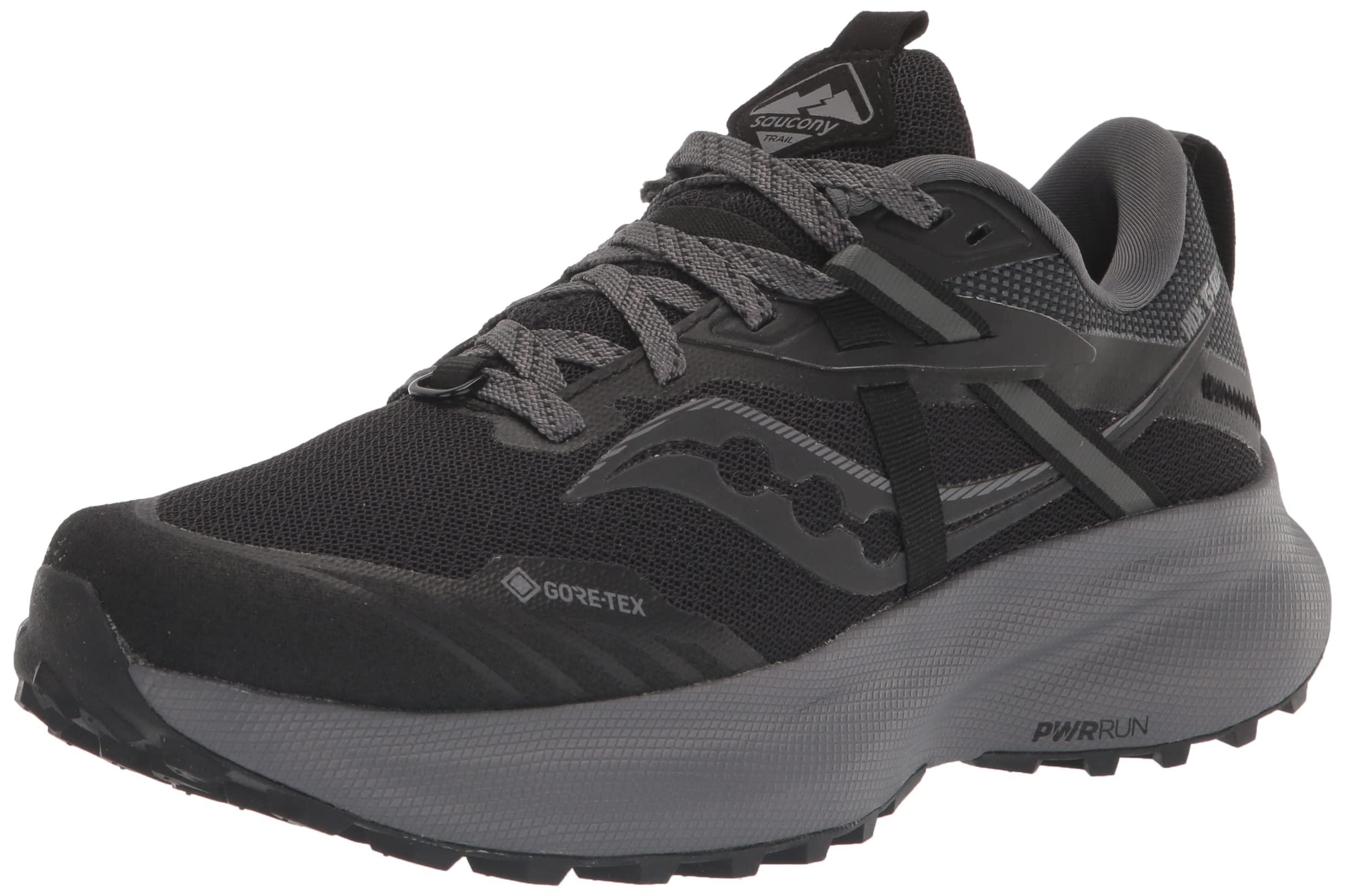 Saucony Womens Ride 15 Gore Tex Trail Running Shoe in Black | Lyst