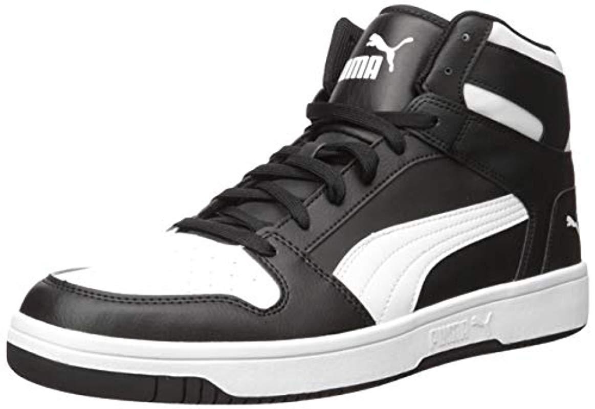 PUMA Rebound Layup Sneakers in Black/White (Black) for Men - Save 59% - Lyst