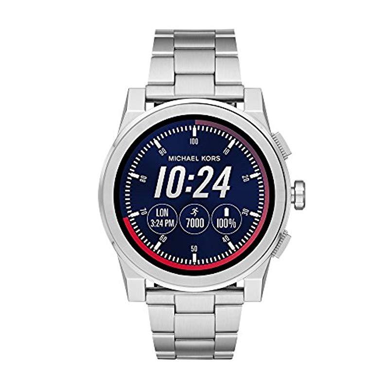 michael kors silver smartwatch