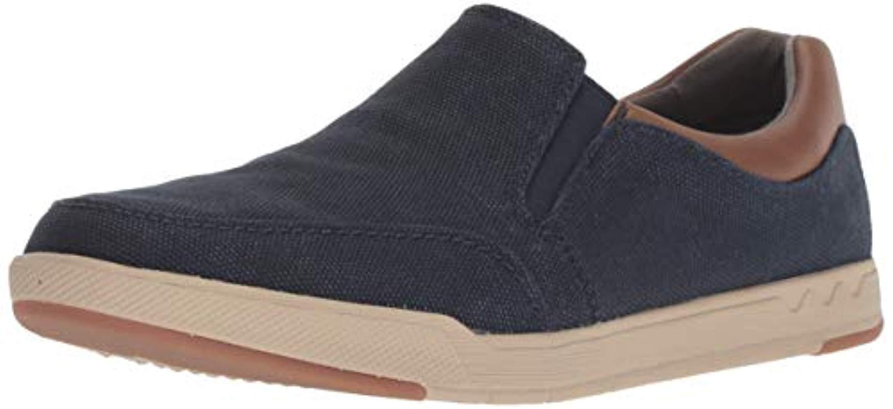Clarks Men's Canvas 'step Isle' Slip-on Shoes in Blue for Men | Lyst