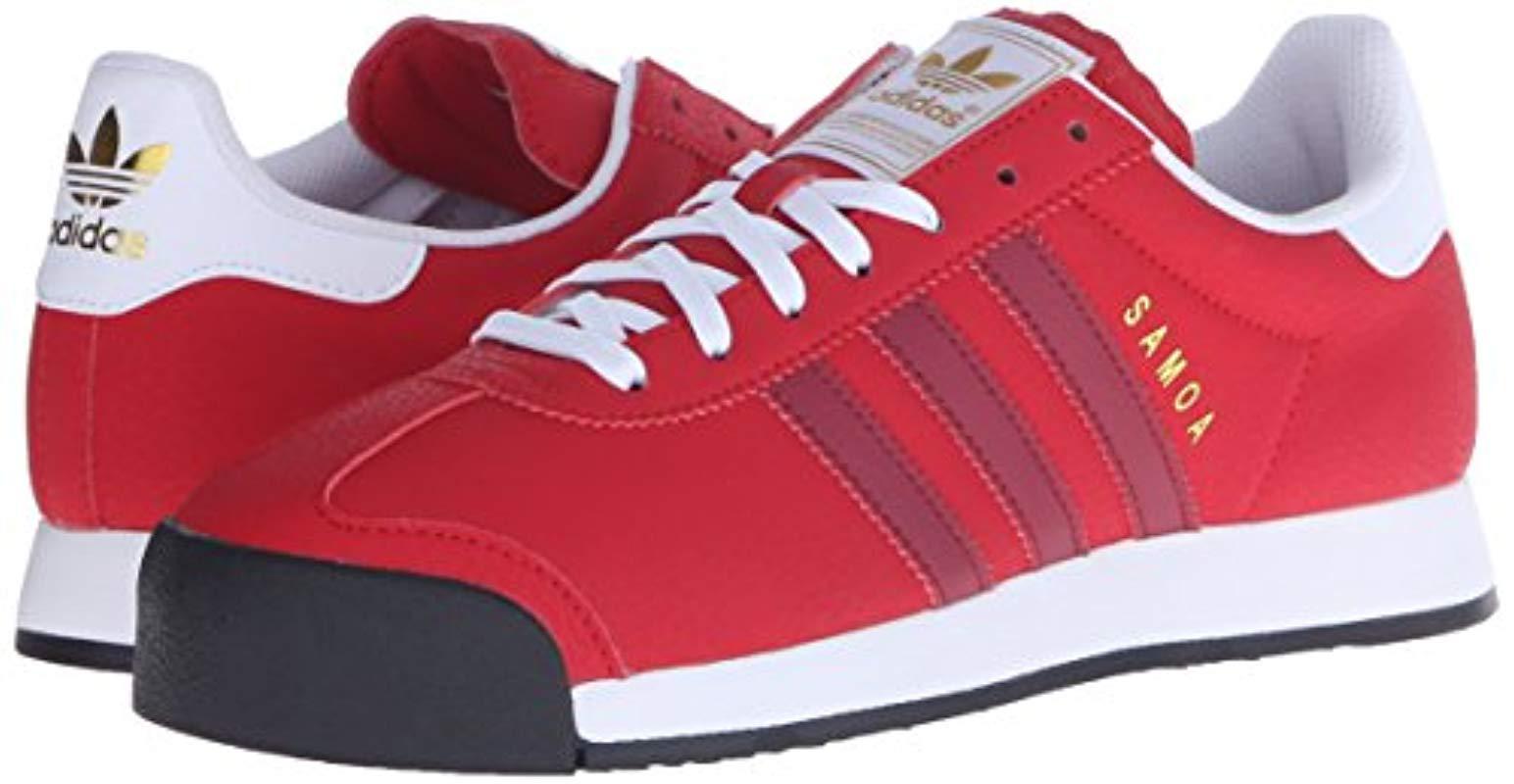 adidas samoa burgundy