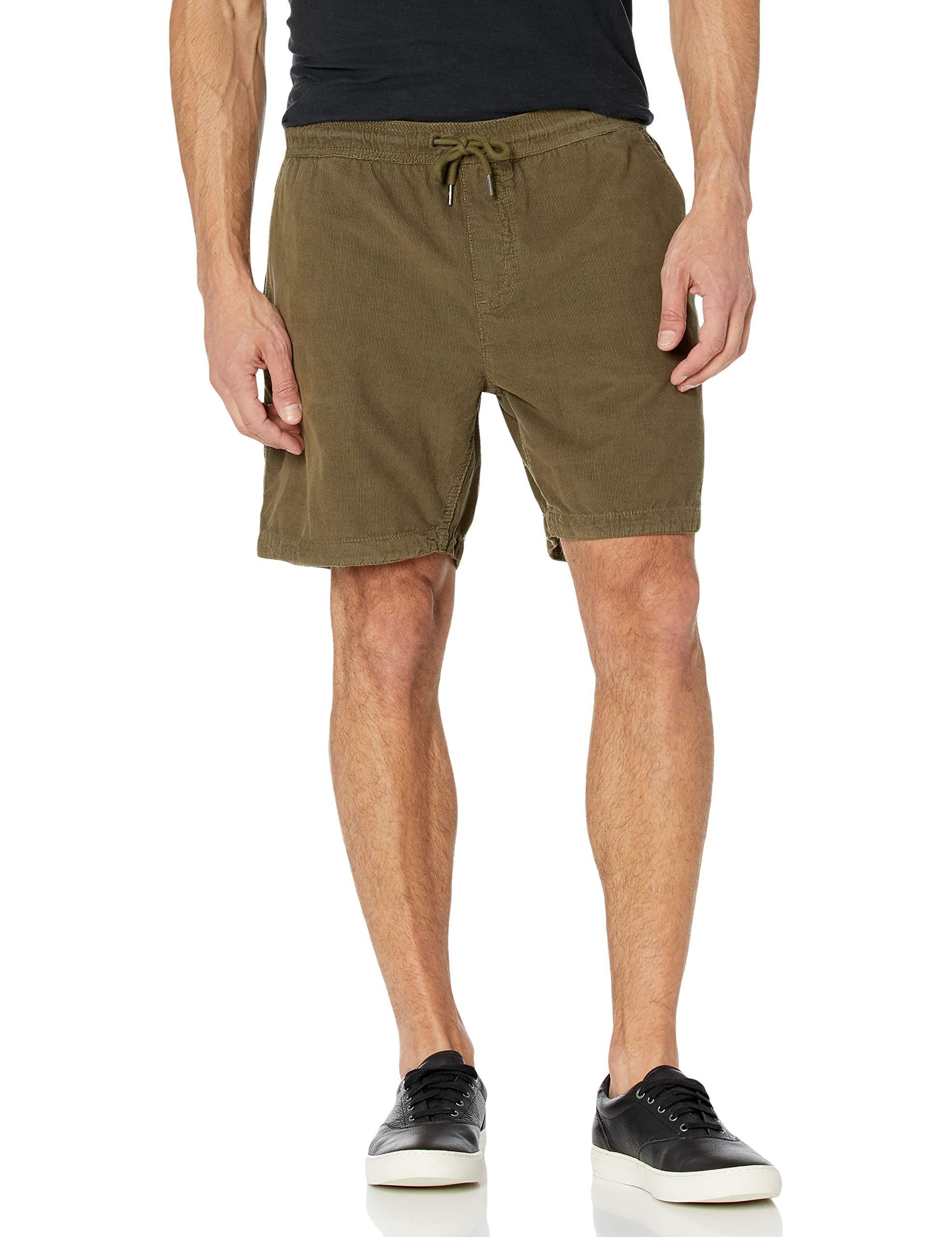 Quiksilver Taxer Cord Short in Green for Men Lyst