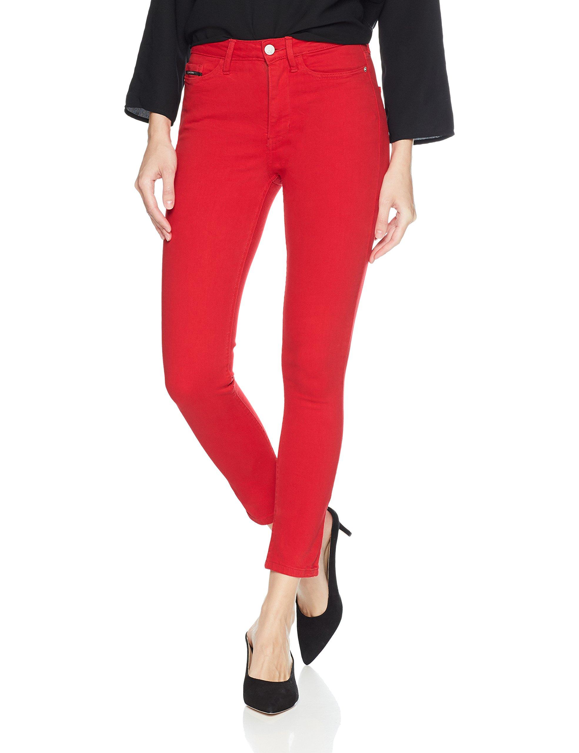 calvin klein red jeans