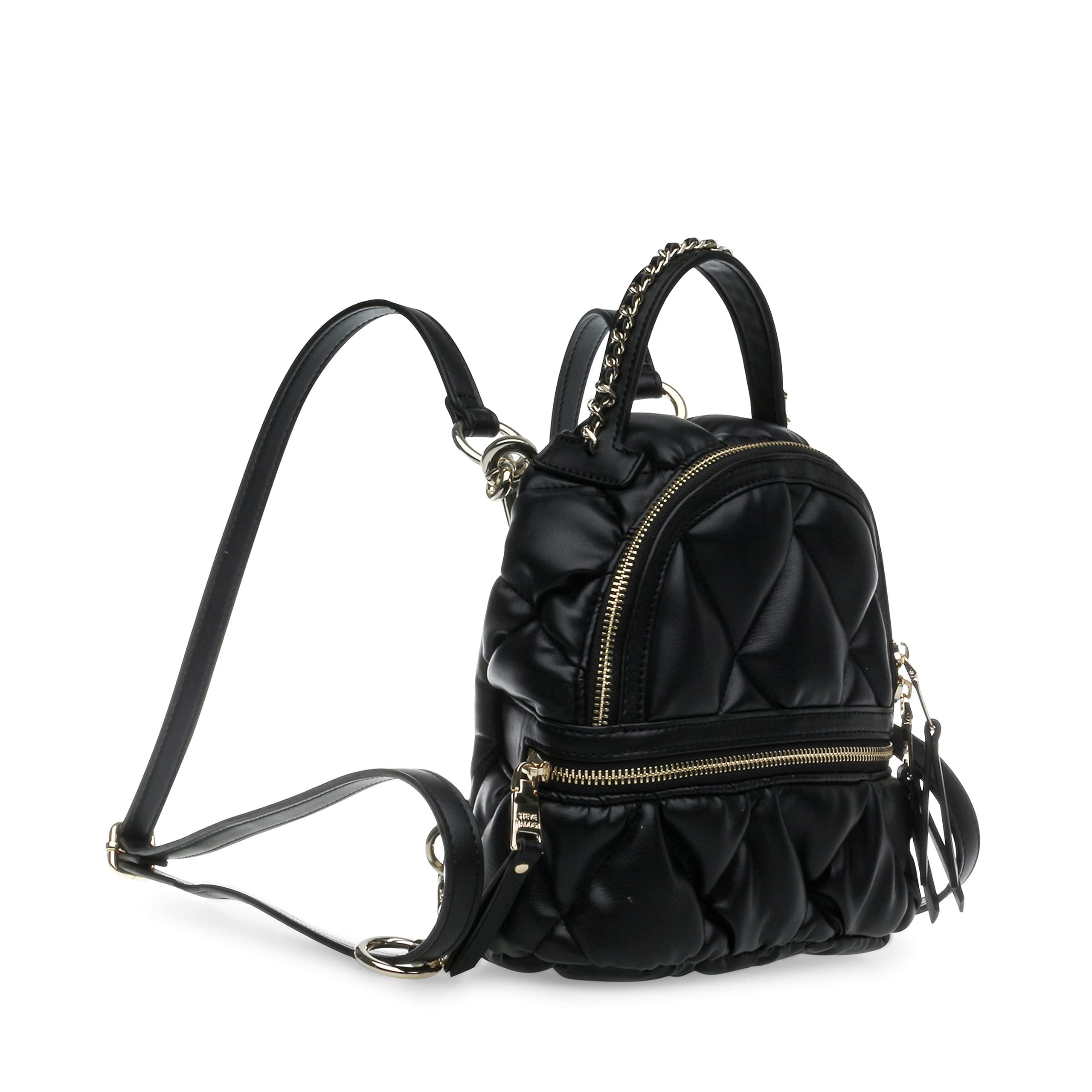 Steve Madden Quilted Mini Backpack in Black | Lyst