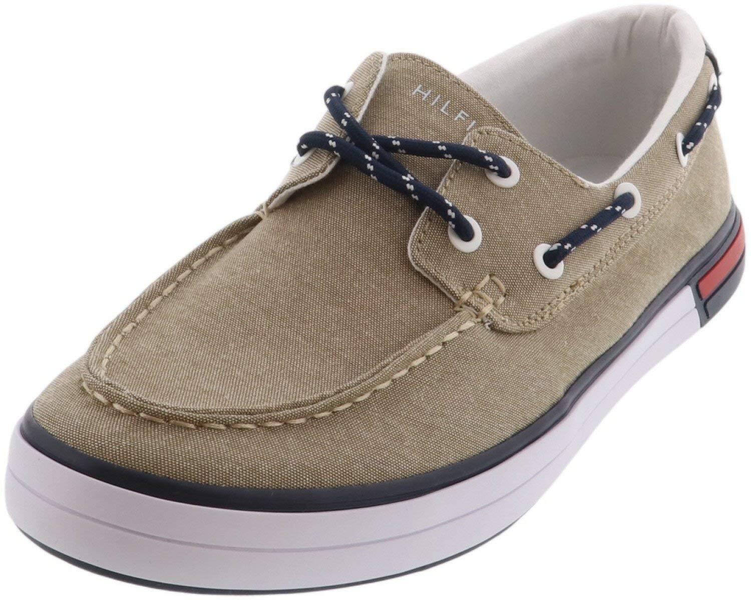 Tommy Hilfiger Realm2 Boat Shoe in Khaki (Gray) for Men - Lyst