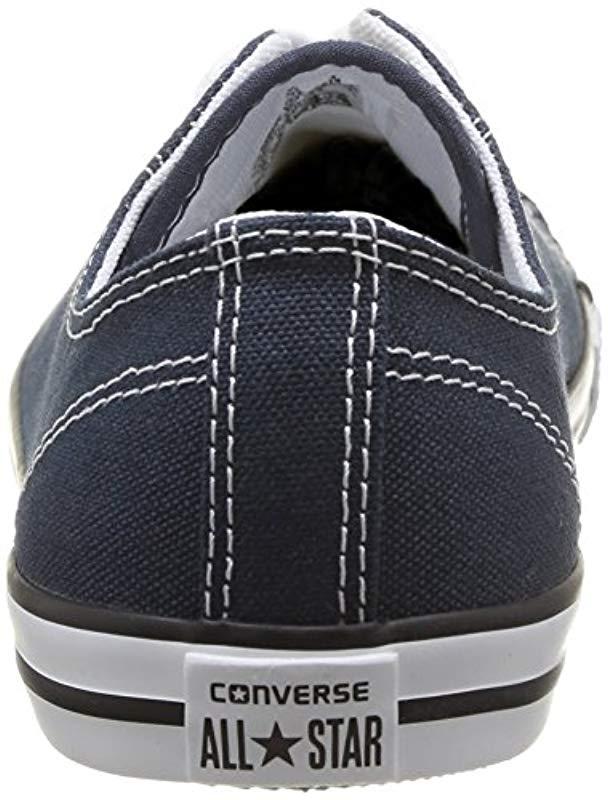converse dainty ox navy blue